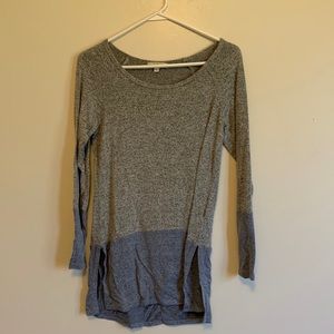 Grey Tunic Style Top